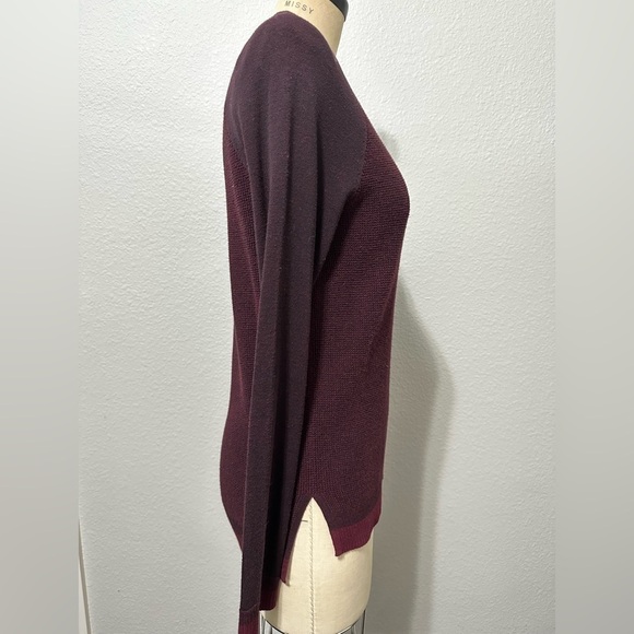 RAG & Bone Long Raglan Sleeve Hi Lo Sweater Color block size Small. - Picture 3 of 9